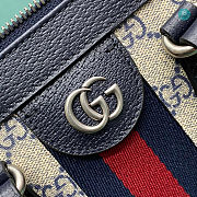 Gucci Ophidia Small GG Tote Bag 547551 Black Size 24x20x1.5cm - 2