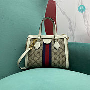 Gucci Ophidia Small GG Tote Bag 547551 White Size 24x20x1.5cm - 4