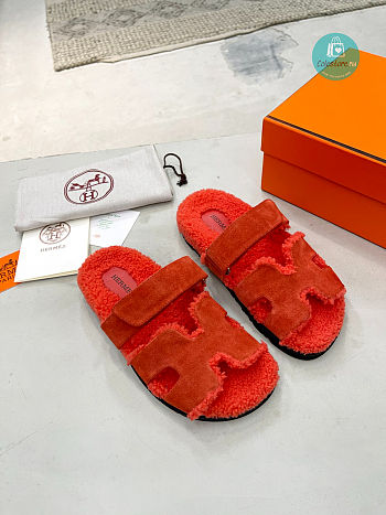 Hermes Cyprus Sandals Orange Size 35-45cm