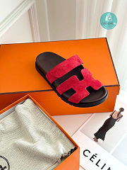 Hermes Chypre Sandals Pink Size 35-45cm - 4