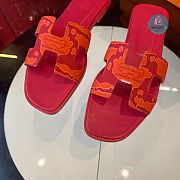 Hermes Slipper Pink/Orange Size 35-40cm - 4