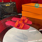 Hermes Slipper Pink/Orange Size 35-40cm - 2