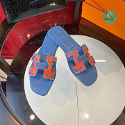 Hermes Slipper Blue/Orange Size 35-40cm - 3