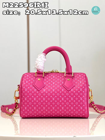 Louis Vuitton Speedy Bandoulière 20 Pink Size 20.5x13.5x12cm
