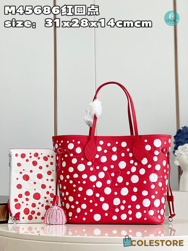 Louis Vuiton x YK Neverfull MM Size 31x28x14cm  - 1