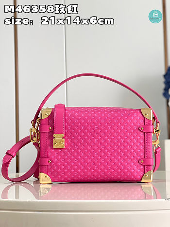 Louis Vuitton Monogram M46358 Pink Size 24.5x16.5x8.5cm
