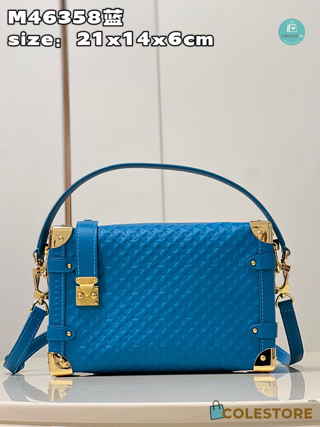 Louis Vuitton Monogram M46358 Blue Size 24.5x16.5x8.5cm - 1