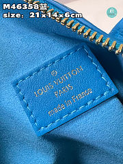 Louis Vuitton Monogram M46358 Blue Size 24.5x16.5x8.5cm - 3