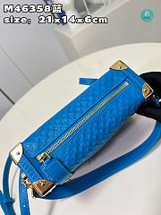 Louis Vuitton Monogram M46358 Blue Size 24.5x16.5x8.5cm - 2