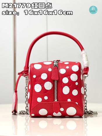 Louis Vuitton x YK Square Handbag Size 16x16x16cm