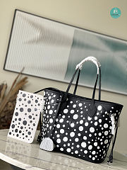 Louis Vuiton x YK Neverfull MM Black Size 31x28x14cm - 1