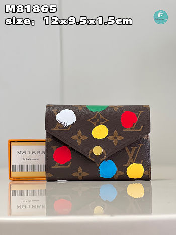 Louis Vuitton x YK Victorine Wallet Size 12x9.5x1.5cm