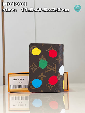 Louis Vuitton x YK Wallet 11.5x8.5x2.2cm