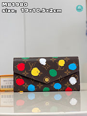 Louis Vuitton x YK Wallet Size 19x10.5x2cm - 1