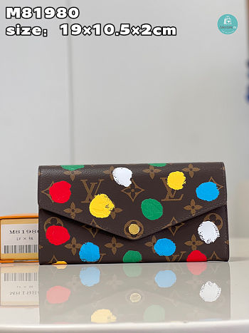 Louis Vuitton x YK Wallet Size 19x10.5x2cm