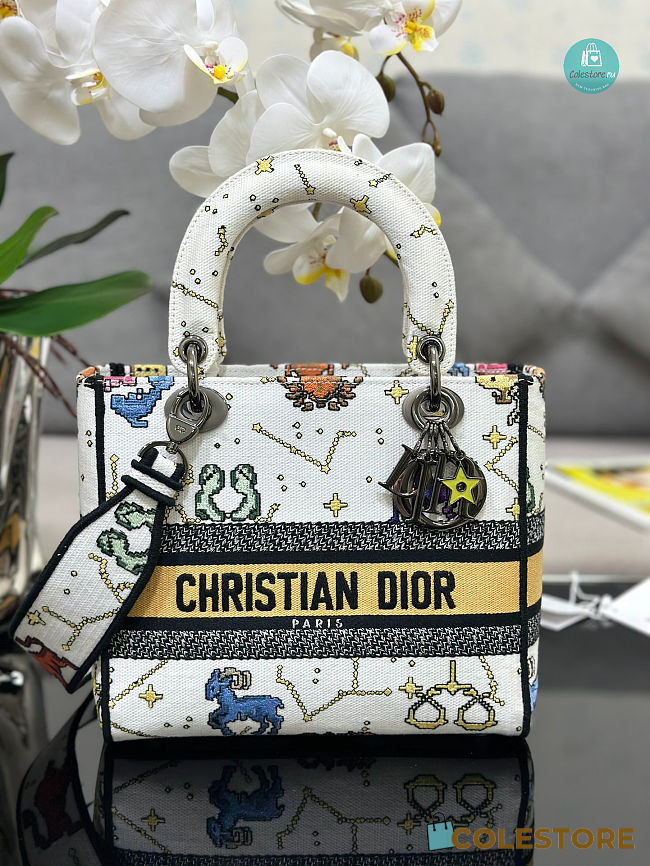 Dior D-Lite Small Book Tote Zodiac Size 24 x 20 x 11cm - 1