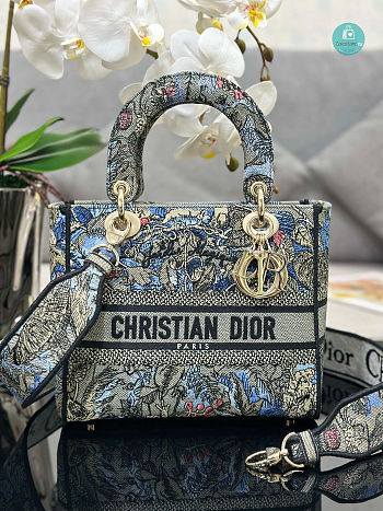 Dior Lady D-Lite Dior Jardin Magique Size 24 x 20 x 11cm