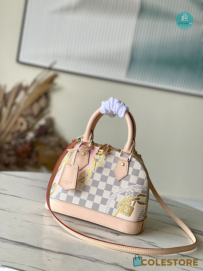 Louis Vuitton Alma BB Damier Azur 23.5x17.5x11.5cm - 1