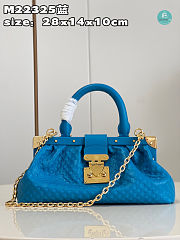  Louis Vuitton Monogram Clutch Blue Size 28x14x10cm - 1