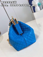  Louis Vuitton Monogram Clutch Blue Size 28x14x10cm - 5