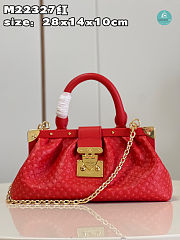  Louis Vuitton Monogram Clutch Red Size 28x14x10cm - 1