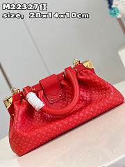  Louis Vuitton Monogram Clutch Red Size 28x14x10cm - 6