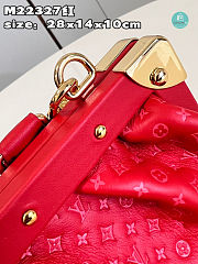  Louis Vuitton Monogram Clutch Red Size 28x14x10cm - 2