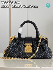  Louis Vuitton Monogram Clutch Black Size 28x14x10cm - 1