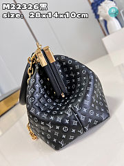  Louis Vuitton Monogram Clutch Black Size 28x14x10cm - 6
