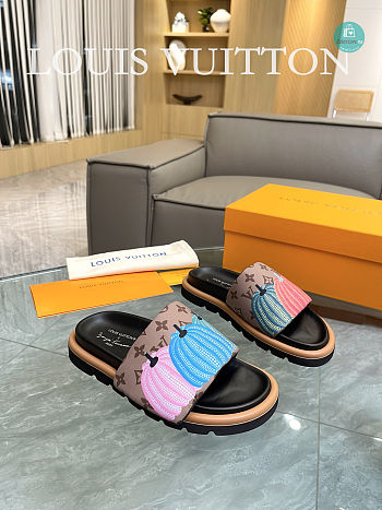 Louis Vuitton x YK Pool Pillow Flat Comfort Slipper 