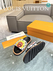 Louis Vuitton x YK Pool Pillow Flat Comfort Slipper White  - 3