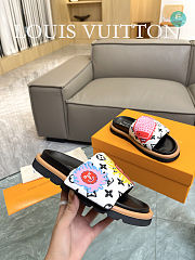 Louis Vuitton x YK Pool Pillow Flat Comfort Slipper White  - 6