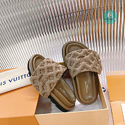  Louis Vuitton Pool Pillow Comfort Slipper Brown Size 35-40cm - 4