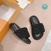 Louis Vuitton Pool Pillow Comfort Slipper Black Size 35-41cm - 3