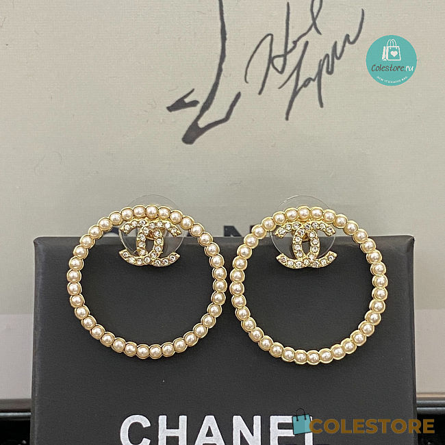 Chanel Earring Circle  - 1