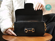 Gucci Horsebit 1955 In Black Size 24x13x5.5cm - 3