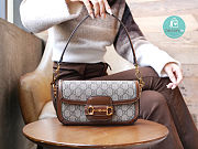 Gucci Horsebit 1955 In Brown Size 24x13x5.5cm - 1