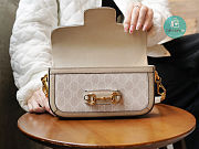 Gucci Horsebit 1955 In Beige Size 24x13x5.5cm - 4
