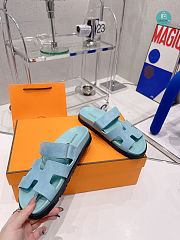 Sandals Hermès Chypre Blue Size 35-45cm - 3