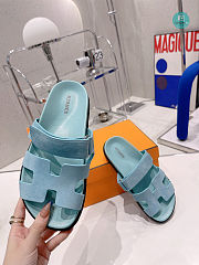 Sandals Hermès Chypre Blue Size 35-45cm - 6