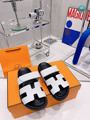 Sandals Hermès Chypre White Size 35-45cm - 1