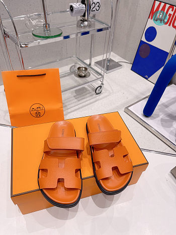 Sandals Hermès Chypre Orange Size 35-45cm