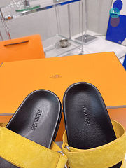 Sandals Hermès Chypre Yellow Size 35-45cm - 3