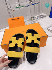 Sandals Hermès Chypre Yellow Size 35-45cm - 6