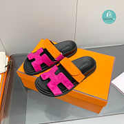 Sandals Hermès Chypre Pink/Orange Size 35-45cm - 6