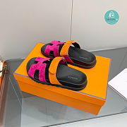 Sandals Hermès Chypre Pink/Orange Size 35-45cm - 4
