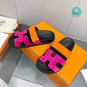 Sandals Hermès Chypre Pink/Orange Size 35-45cm - 2