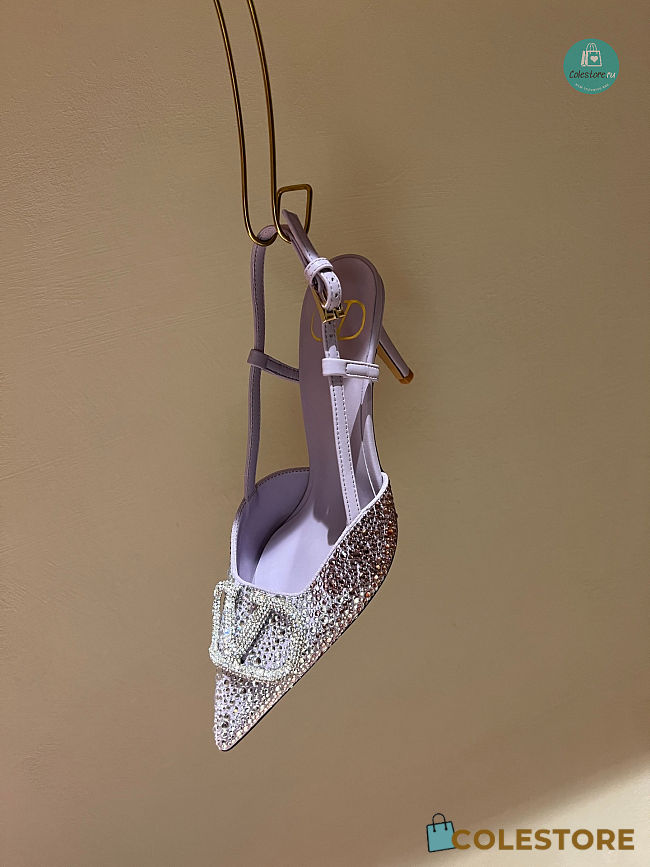 Valentino Garavani Swarovski Purple Size 35-40cm - 1