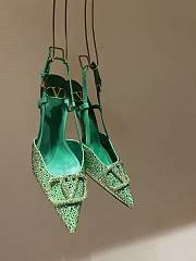Valentino Garavani Swarovski Green Size 35-40cm - 1