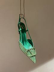Valentino Garavani Swarovski Green Size 35-40cm - 4